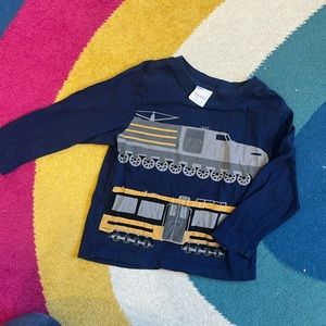 Hanna Andersson 3T long sleeve train  shirt 

GUC